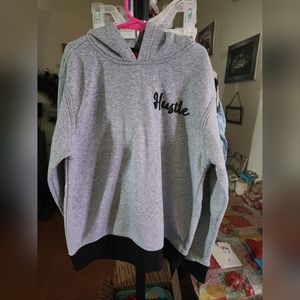 Guc healther grey hoodie sz L
